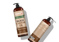 Odżywczy szampon do włosów z czarnym olejem rycynowym Do wszystkich rodzajów zniszczonych włosów falowanych