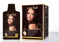 Wysokiej jakości bez efektów ubocznych Organiczny ziołowy szampon do farbowania włosów brązowy szampon