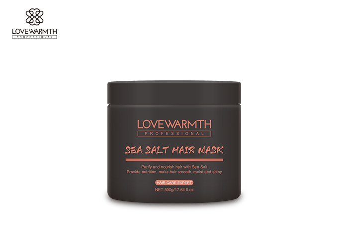 Maska do włosów z soli morskiej Bez silikonu / parabenów Oczyszczająca skóra głowy Odżywczy aromat mięty