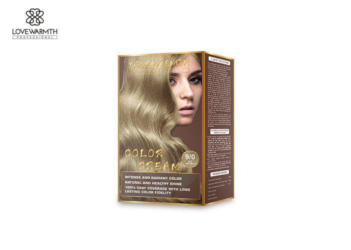 Zestaw do farbowania włosów Łatwy krem ​​koloryzujący z nadrukiem prywatnej etykiety olejkiem arganowym