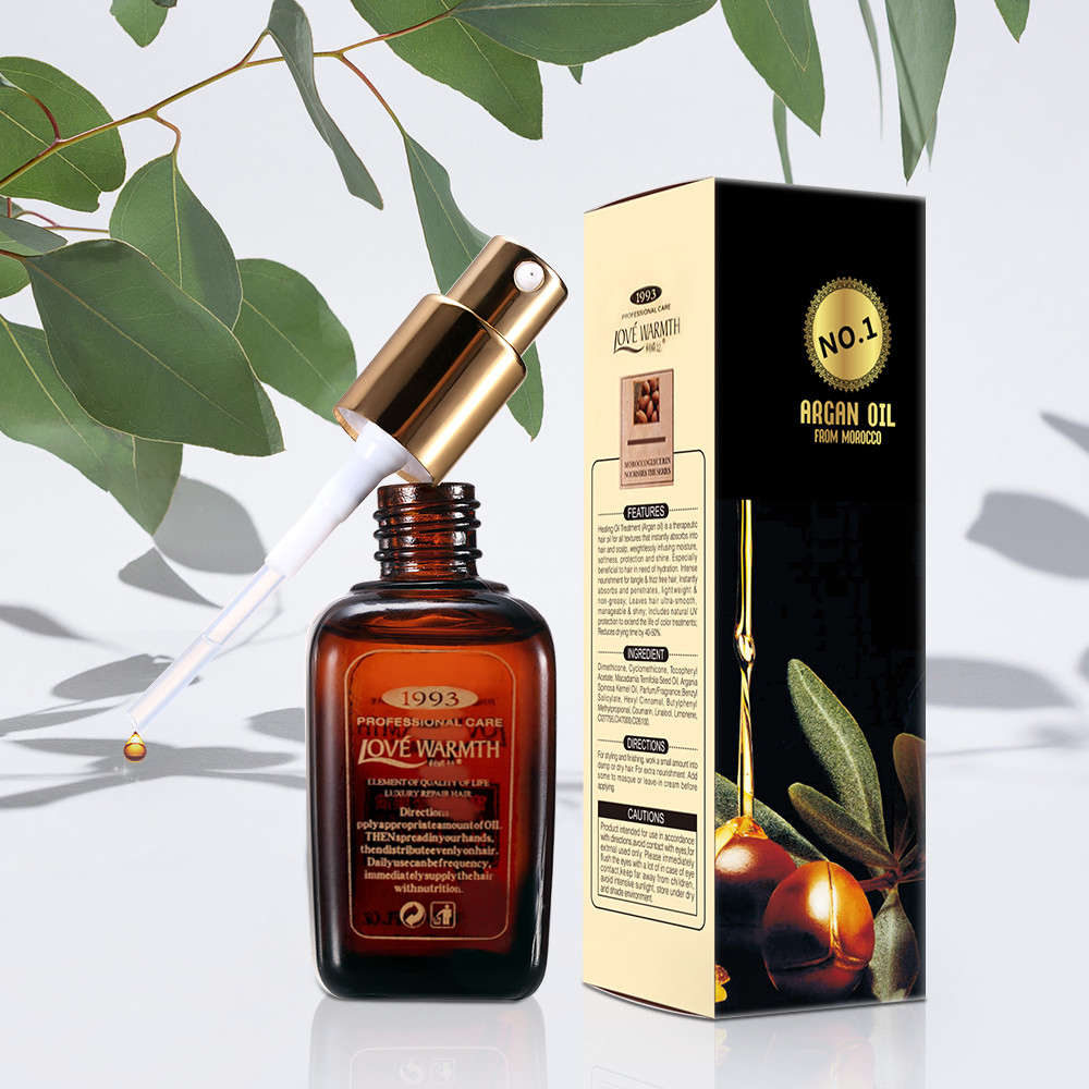 100% Pure Nature Kuracja do pielęgnacji włosów z olejkiem arganowym z Maroka 50 ml