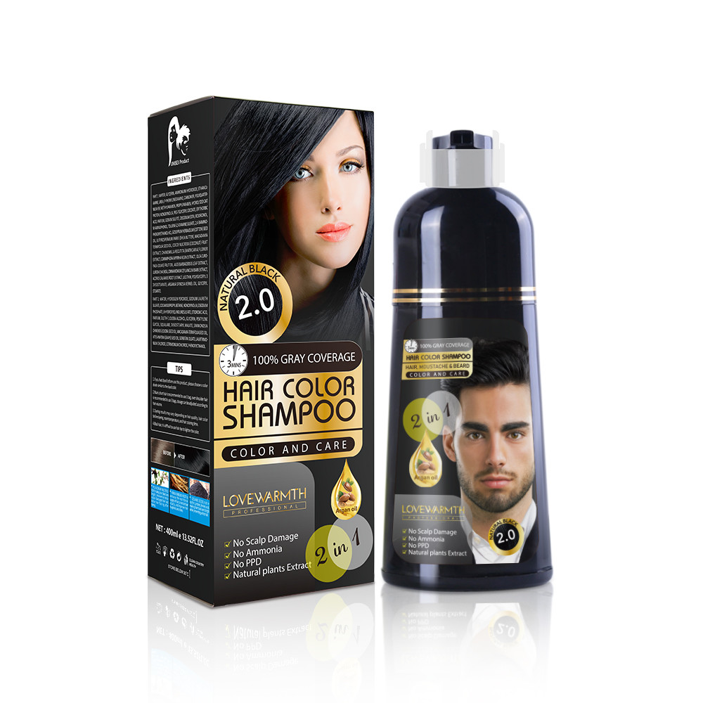 Natural Planet Hair Color Shampoo bez amoniaku bez PPD z ekstraktami ziołowymi