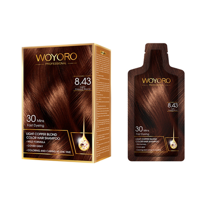 Łagodny szampon do włosów z formułą o niskiej zawartości amoniaku / farbą do włosów