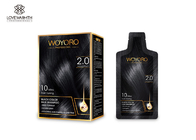 2.0 Naturalny czarny szampon do włosów łagodny dla siwych włosów o niskiej zawartości amoniaku