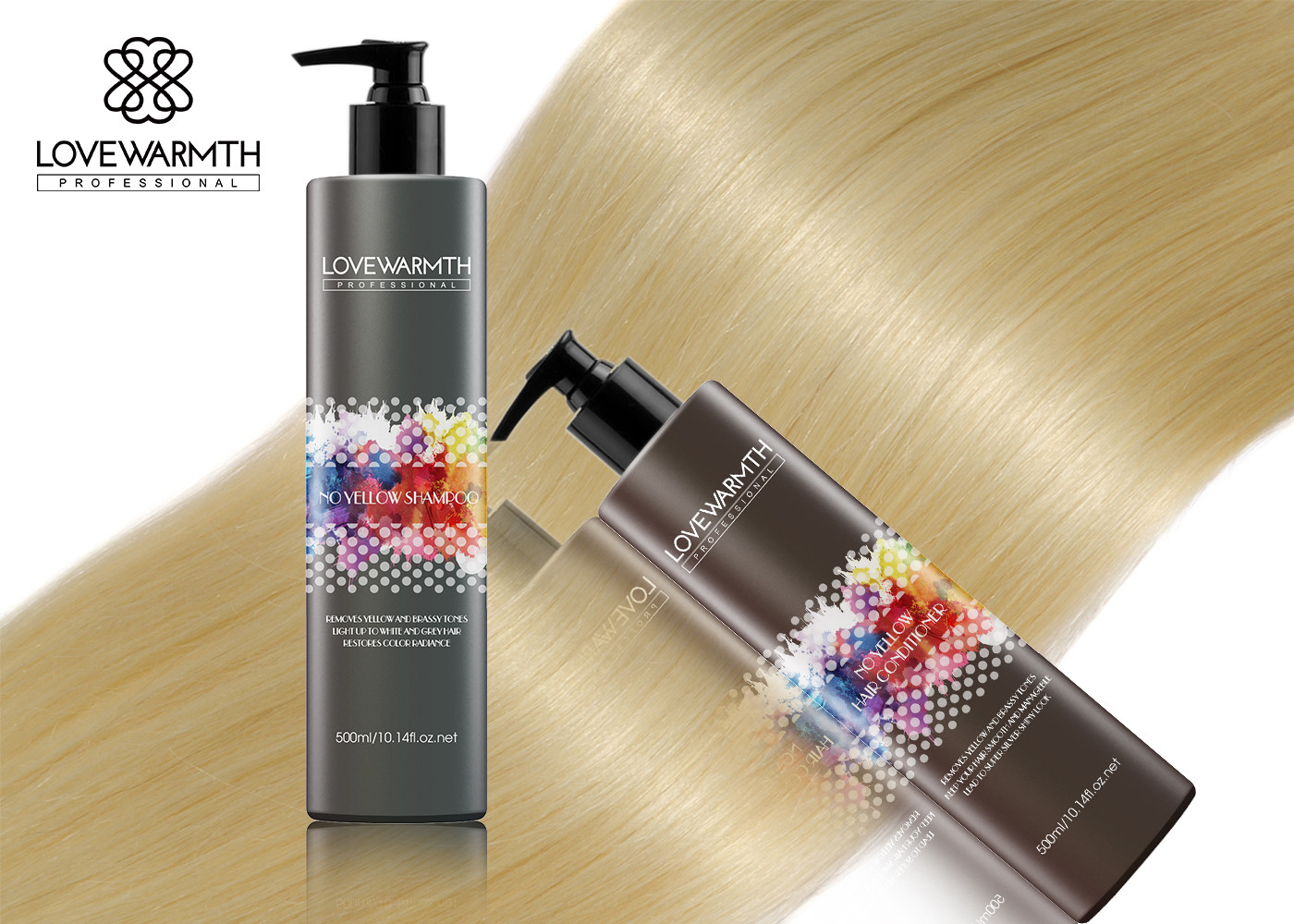 Płynny organiczny szampon nawilżający Blond Time Coloring Silver Anti Yellow Effect Blond siwa odżywka do włosów